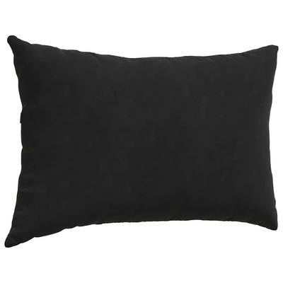 Poduszki na sofę 2 pcs Czarny 60 x 40 cm Tkanina sztruksowa