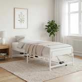 Elektro Regulowany Stelaż Łóżka Biały 75 x 190 cm Stal