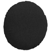 Poduszki na siedziska 2 pcs Czarny ?80 x 29 cm tkanina