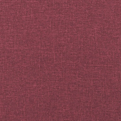3-osobowa sofa z poduszkami, bordowa, 180 cm, tkanina