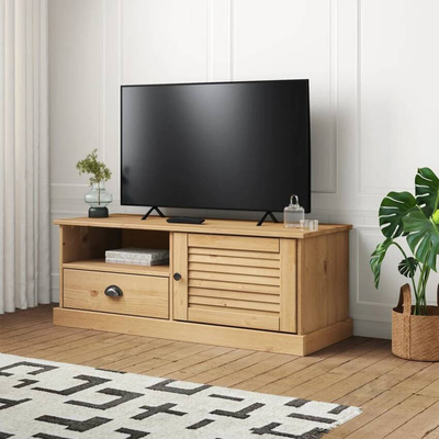 vidaXL Szafka pod TV VIGO, 106x40x40 cm, lite drewno sosnowe