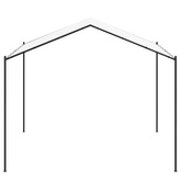 Altana 4 x 4 x 2,6 m Biały Stal i poliester 180 gsm