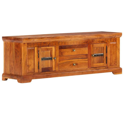 vidaXL Szafka pod TV, 119x30x40 cm, lite drewno akacjowe