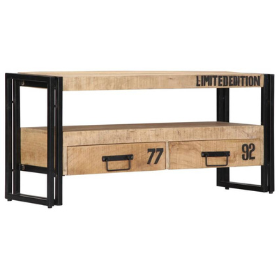 vidaXL Szafka pod TV, 100x30x45 cm, lite drewno mango