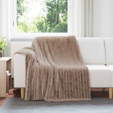 Koce narzutowe 6 pcs Camel 200 x 150 cm Polar