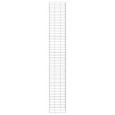 Wysokie donice gabionowe, 3 szt., 30x30x200 cm, żelazo