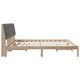 Ramka łóżka Brązowy 200 x 200 cm Lite drewno sosnowe