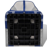 Składane siedzisko do łodzi, z wysokim oparciem