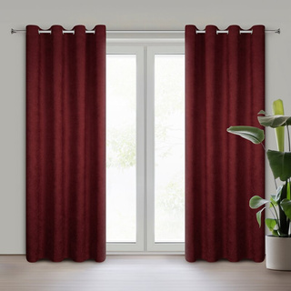 Zasłona Ada bordowa 140x250
