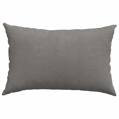 Poduszki na sofę 2 pcs Jasnoszary 60 x 40 cm Tkanina sztruksowa