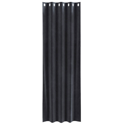 Zasłony zaciemniające 2 pcs Ciemnoszary 140 x 245 cm Aksamit