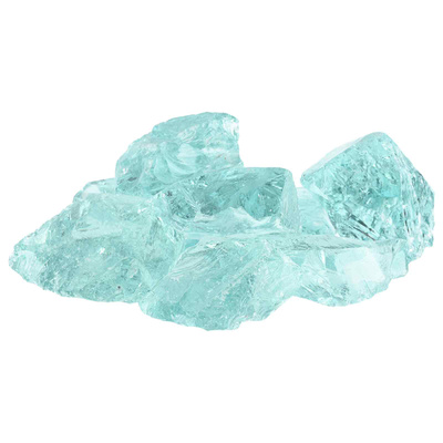 Kamienie Ogrodowe Turkusowy 12 cm Szkło