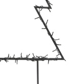 vidaXL Świąteczna choinka na szpikulcach, 80 LED, 60 cm
