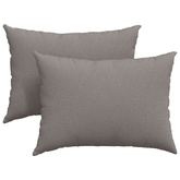 Poduszki na sofę 2 pcs Ciemnoszary 70 x 50 cm tkanina
