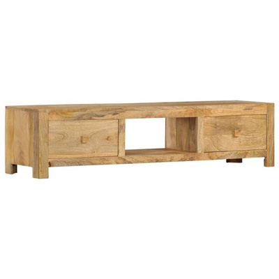 vidaXL Szafka pod TV, 140 x 30 x 32 cm, lite drewno mango