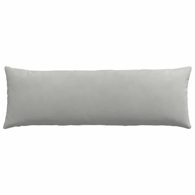 Poduszki na sofę 2 pcs Jasnoszary 120 x 40 cm tkanina