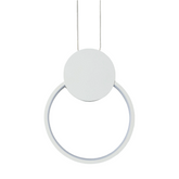 Lampa wisząca nowoczesna nordycka Czarna 10W 3000K Abruzzo Totti