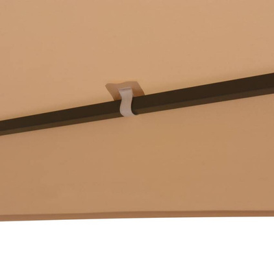 vidaXL Pawilon/altana ogrodowa, sześciokątna, beżowa, 323x265 cm