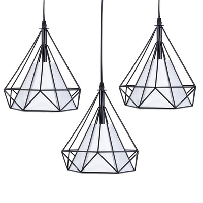 Lampa wisząca Diament Abigali Diamond III L