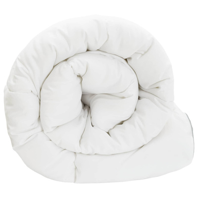 Zestaw kołdry i poduszek Biały 200 x 200 cm Włókno bambusowe