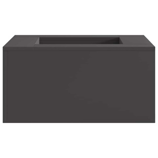 Kominek Czarny 60 x 60 x 30 cm Stal