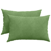 Poduszki na sofę 2 pcs jasnozielony 60 x 40 cm