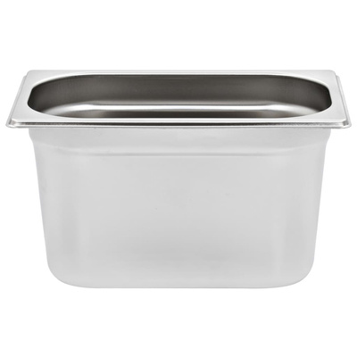 Pojemniki gastronomiczne 4 szt. GN 1/4, 150 mm, stal nierdzewna