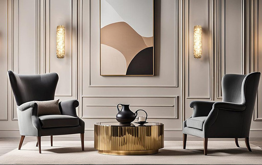 Designerska Lampa ścienna  czarna Swarovski Adani AD217