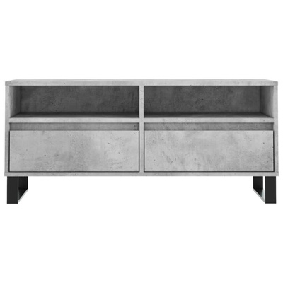 vidaXL Szafka pod TV, szarość betonu, 100x34,5x44,5 cm model standard