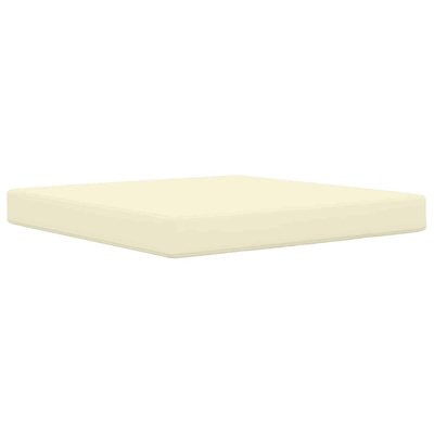 Poduszka do sofy na zewnątrz Kremowy 80 x 80 x 8 cm Poliester
