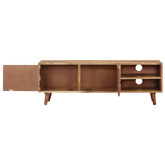 vidaXL Szafka pod TV, 115x30x39 cm, lite drewno akacjowe