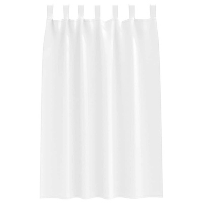 Firany blackout z kółkami 2 pcs Czysta Biała 175 x 140 cm