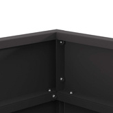 Kominek Czarny 50 x 50 x 38 cm Stal