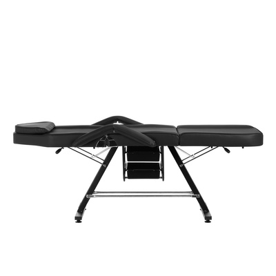 Fotel kosmetyczny Sillon z kuwetami czarny 147188