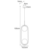 Lampa wisząca K-5397 z serii SVEN