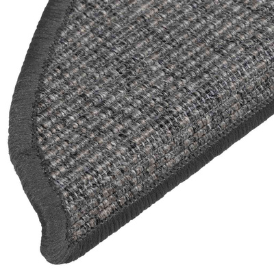 Maty na schody 15 szt. 56x17x3 cm Beżowo-szare półokrągłe