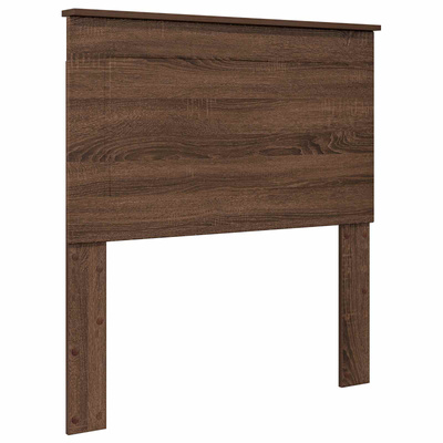 Ramka łóżka Brązowy dąb 75 x 190 cm Lite drewno sosnowe