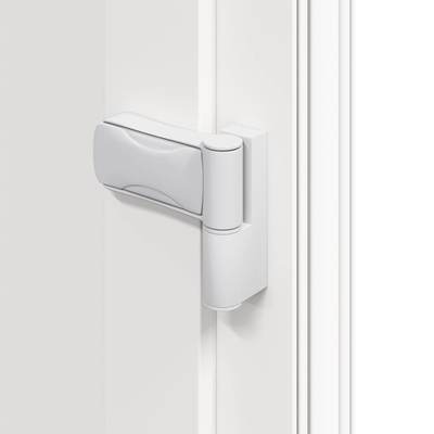 Drzwi Frontowe 88 x 200 cm PVC Biały
