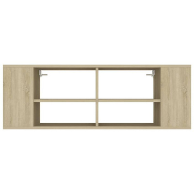 vidaXL Wisząca szafka pod TV, dąb sonoma, 102x35x35 cm