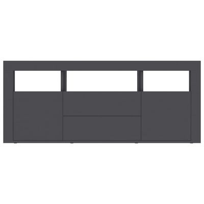 vidaXL Szafka pod TV, szara, 120x30x50 cm, materiał drewnopochodny