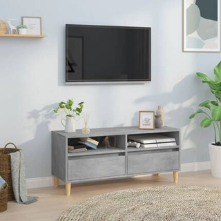 Szafka pod TV, szarość betonu, 100x34,5x44,5 cm vidaXL