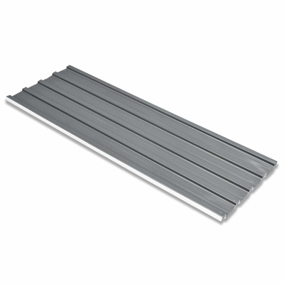 Panel dachowy 12 pcs Szary 129 x 45 cm Stal galwanizowana