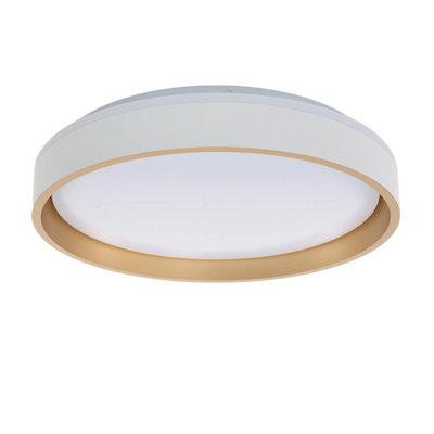 Plafon Okrągły Biało-złoty ?40cm 24W Abruzzo Sonata