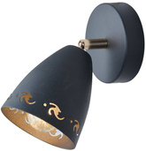 Lampa ścienna kinkiet 1X40W E14 czarny COTY 91-67159