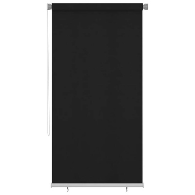 vidaXL Roleta zewnętrzna, 120x230 cm, czarna