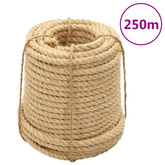vidaXL Liny sizalowe, 2 szt., 12 mm, 250 m