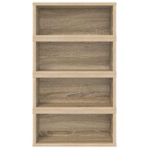 Stojak na płyty CD 4 szt. dąb Sonoma 40 x 17 x 17 cm