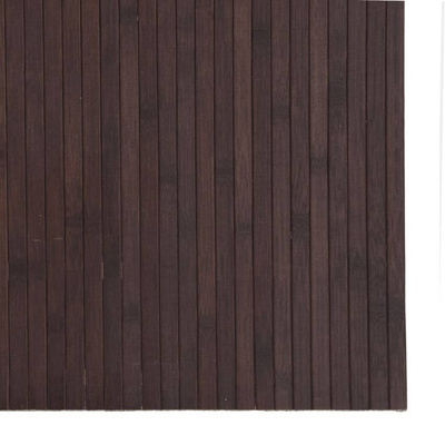 vidaXL Dywan prostokątny, ciemnobrązowy, 80x200 cm, bambusowy