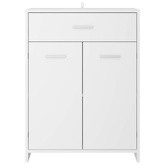 Szafka łazienkowa, biała, 60x33x80 cm, materiał drewnopochodny