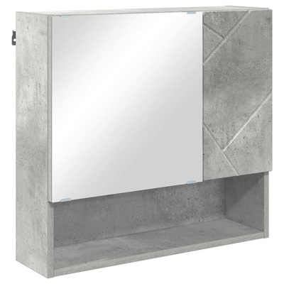 Zestaw mebli łazienkowych 5 szt. Betonowy szary 61 x 35 x 64 cm